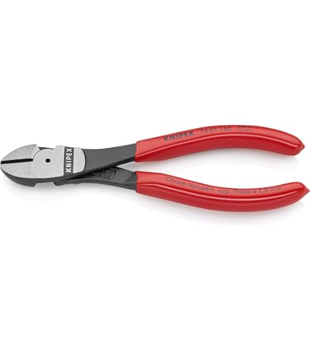 Amazon.co.jp: クニペックス KNIPEX 7401-160 強力型斜ニッパー(硬線用